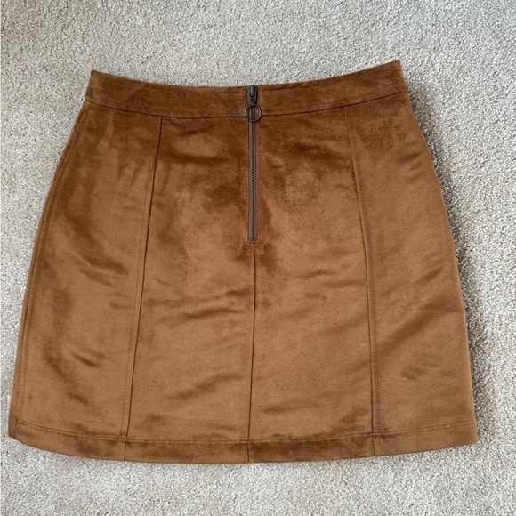 Suede Mini Skirt - Picture 2 of 3